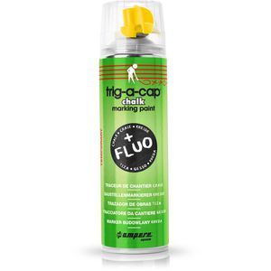 AMPERE Markierungsspray trig-a-cap chalk, Kreidespray, gelb, temporäre Markierung bis 2 Monate, 500 ml