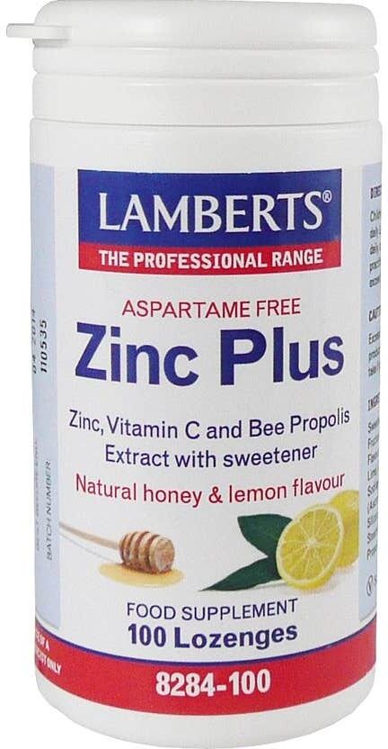 Lamberts Zinc Plus Masticables 100 Comp