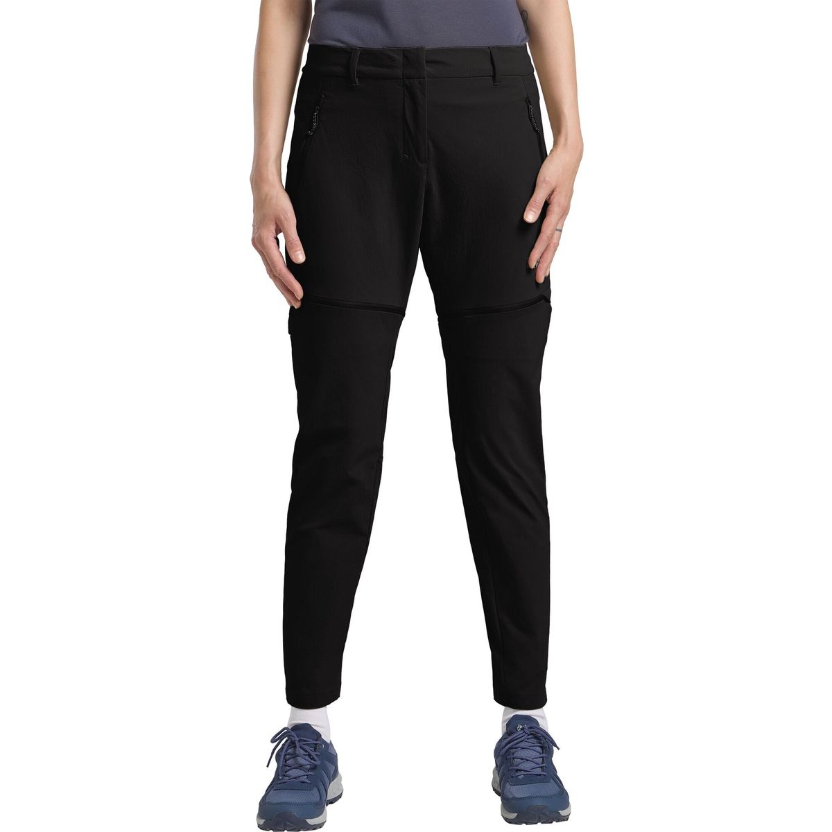 Jack Wolfskin Hikeout Zip Away Pants W black (6000) 46 Long A63929_6000_B40