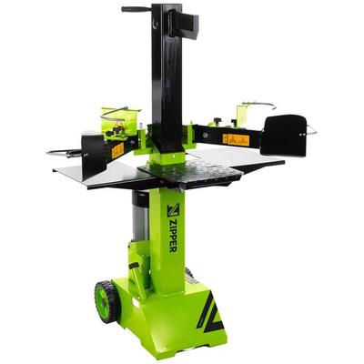 Holzspalter ZIPPER, grün, B:93,5cm H:150cm T:84,5cm, Holzspaltmaschinen, Spalten von Kurzholz