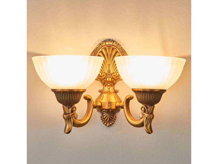 ORION Wandlampe Rocca, dimmbar, für Wohn- / Esszimmer, Metall, Antik, Wandleuchte, Wandlampe Innen