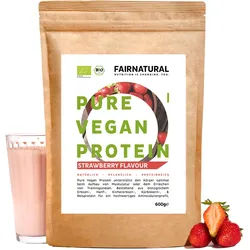 Bio Veganes Proteinpulver Erdbeere ohne Soja