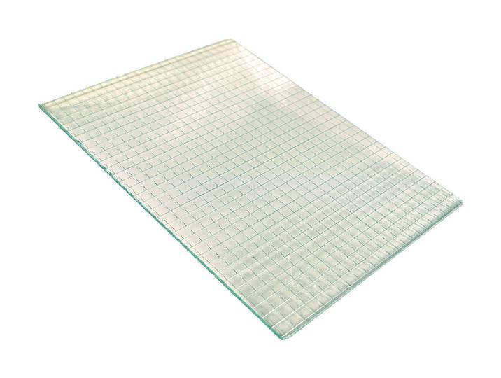 Strubline Drahtglas für Dachfenster 40 × 40 cm