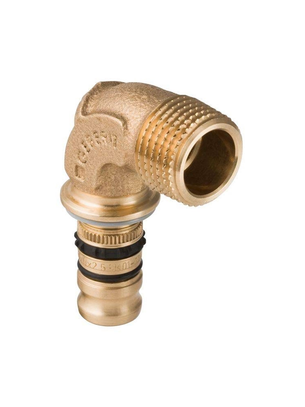 Geberit mepla bend adapter 90° with male thread: d=26mm r=3