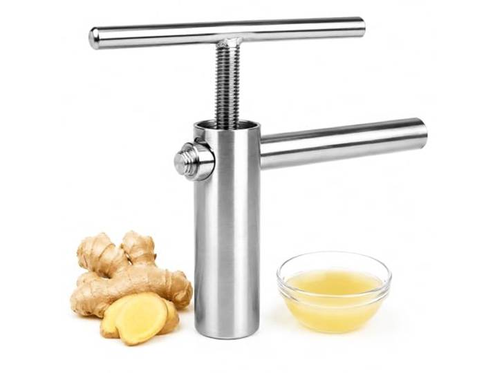 Ingwer-entsafter, Manuelle Saftpresse, Handkurbel-entsafter Aus Edelstahl 304 Mit Hoher Saftausbeute, Abnehmbarem, Leicht Zu Reinigendem Design Und Leisem Betrieb Ohne Stromanschluss