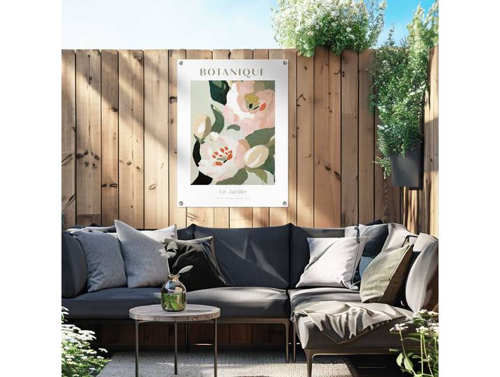 Outdoor-Poster Botanique Polyester Grün 60 x 80 x 0cm