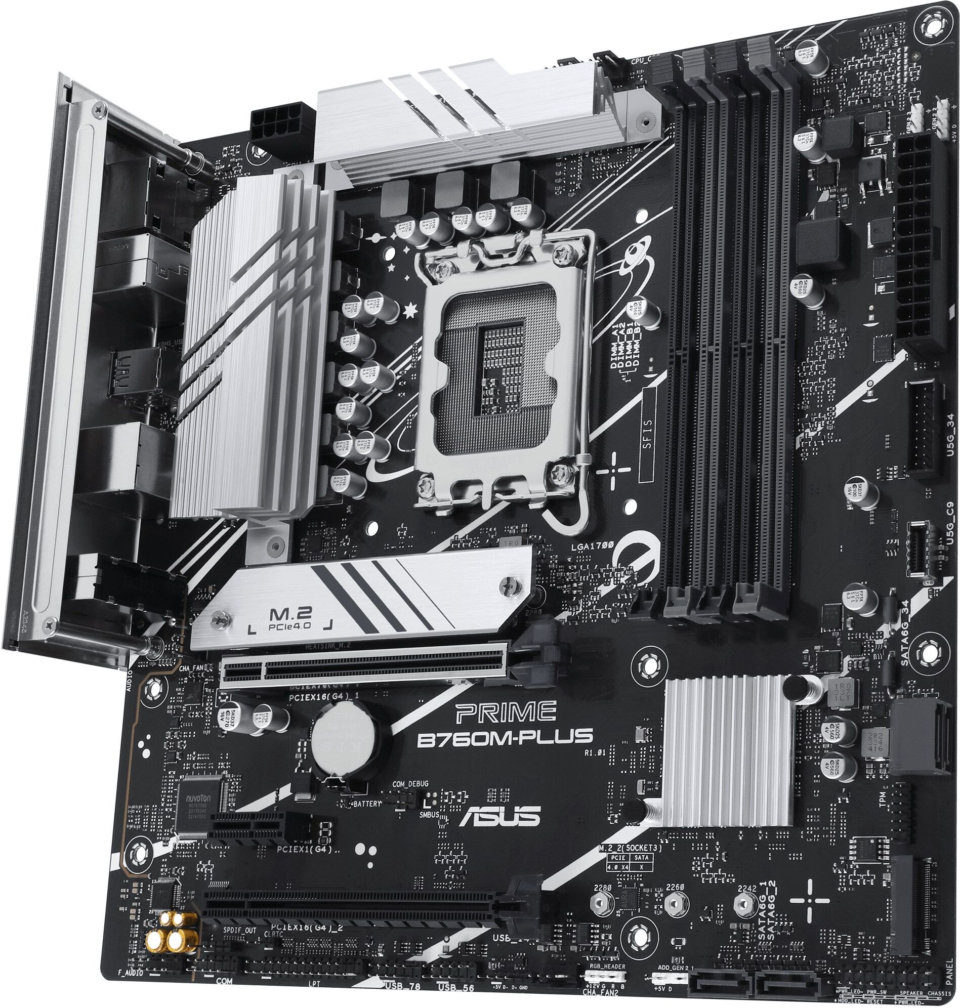 Asus PRIME B760M-PLUS Intel B760 LGA 1700 DDR5 micro ATX Motherboard