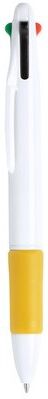 Stylo personnalisable multicouleurs Clessin jaune