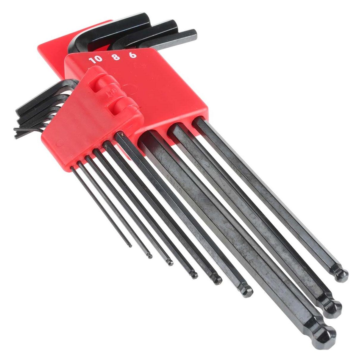 RS PRO 9pcs metric ball end hexwrench set (1447564)