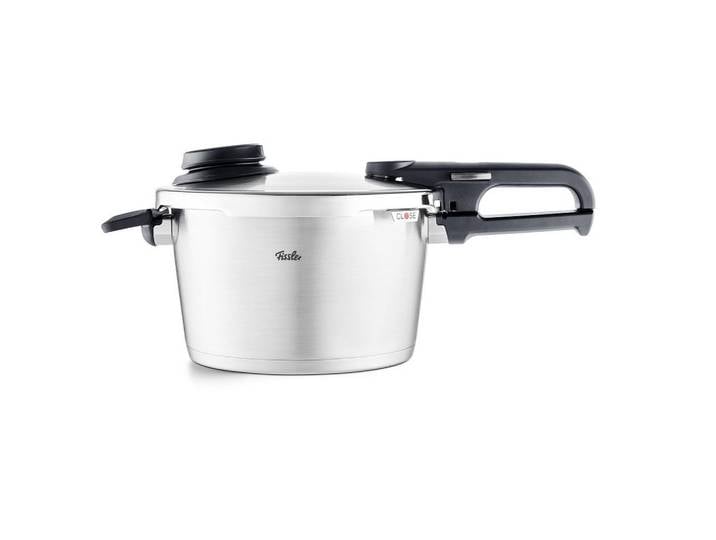 Fissler Schnellkochtopf Vitavit® Premium satiniert, Silber, Metall, 4.5 L, einstellbare Kochstufen, Kochen, Töpfe, Schnellkochtöpfe
