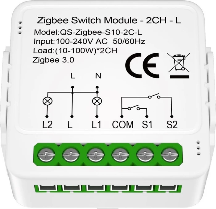 IMMAX NEO Smart Controller (L) V8, 2-Tasten, Zigbee 3.0