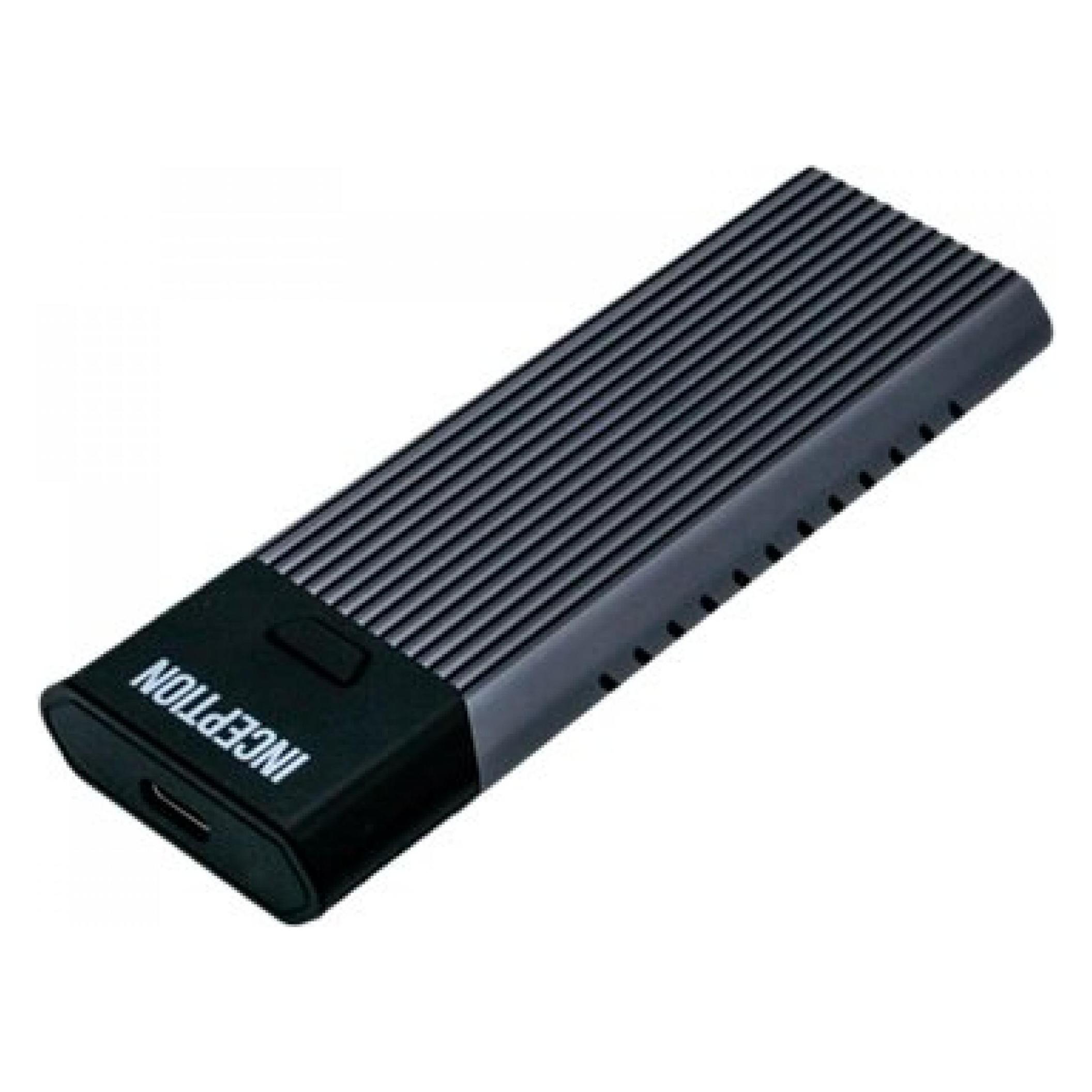 Origin Storage OSEC2TBNVME Externes Solid State Drive Aluminium (2 TB) (OSEC2TBNVME)