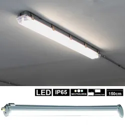 LED Wannen Leuchte Industrie Hallen Beleuchtung Werkstatt Lager Nass Raum Lampe