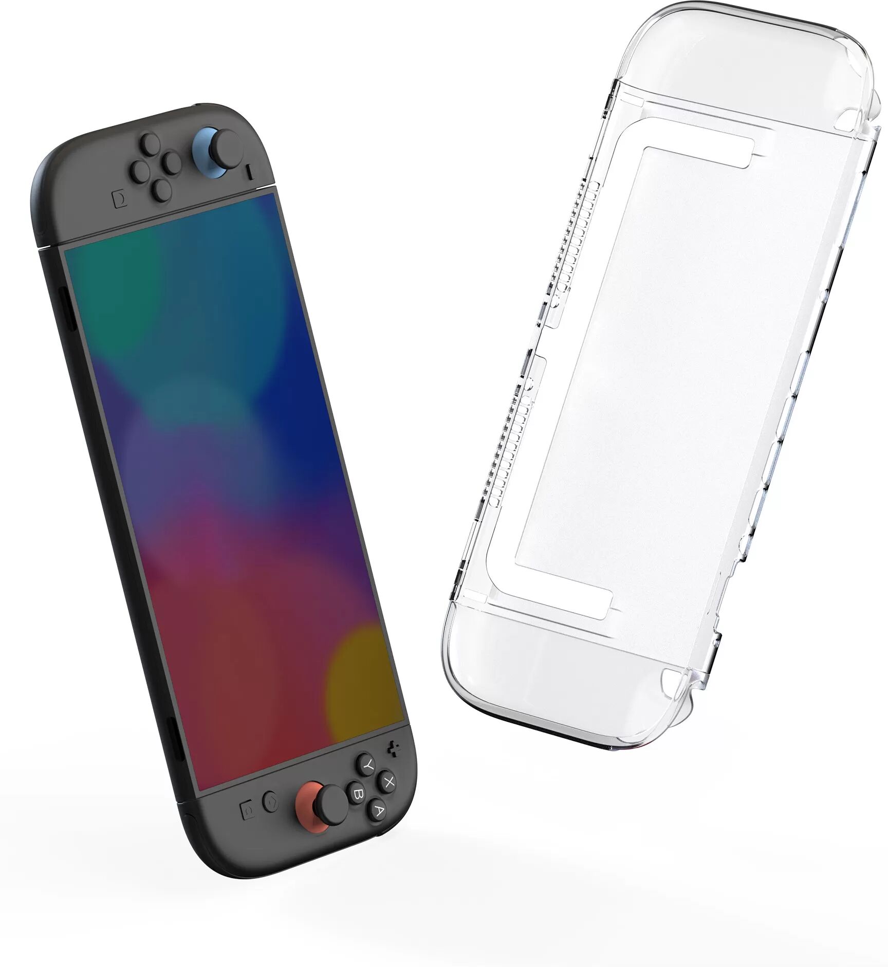 INF Coque PC Transparente pour Nintendo Switch 2 - Conception Divisée
