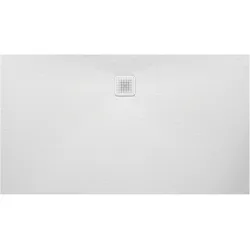 Hoesch Duschwanne Structura, Solique, weiß, 1500x1000x27 mm, Antirutsch, 90 mm Ablauf, bodengleich oder auf Gestell