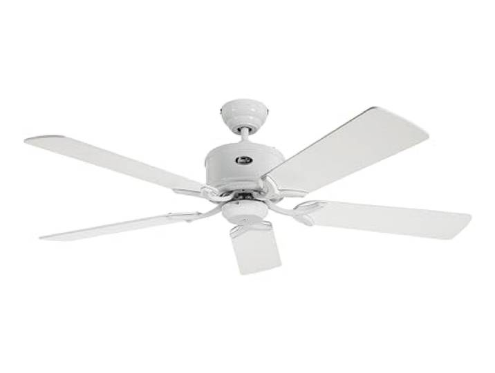 CasaFan ECO ELEMENTS 132 WE-WE/LG Flügel Weiß/Lichtgrau Deckenventilator