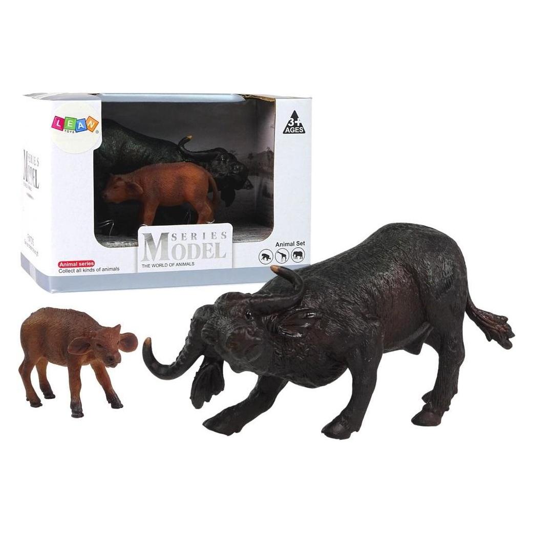 Lean Toys Figur eines Büffels mit Kalb (49674251)