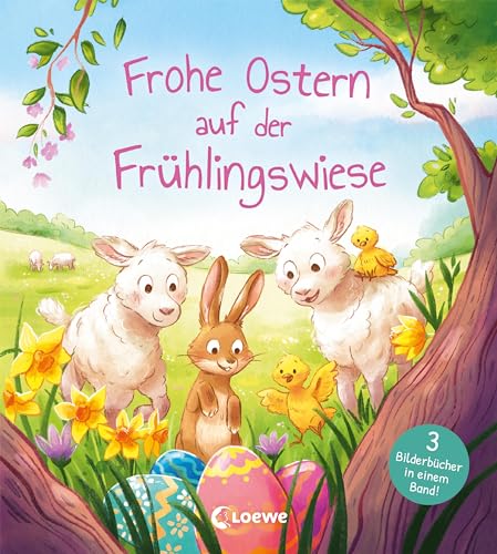 Loewe Ostern - Frohe Ostern auf der Frühlingswiese: Drei bunte Bilderbuchgeschichten ab 4 Jahren - Das perfekte Geschenk für jedes Osternest - Preis vom 09.10.2026 07:28:09 h