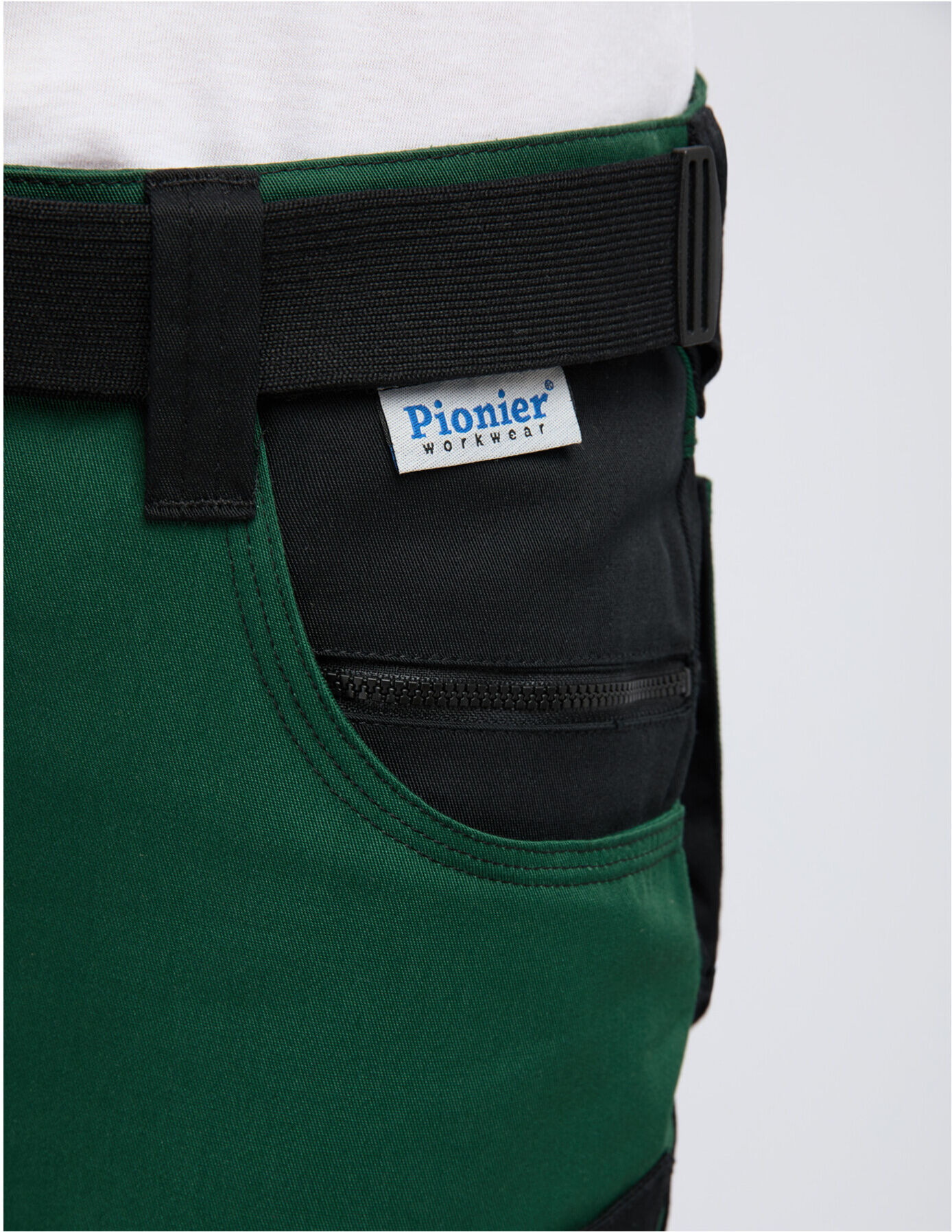 Pionier Bundhose Damen TOOLS PLUS, 285 g/m², grün/schwarz, Gr. 44 ; Pionier Workwear