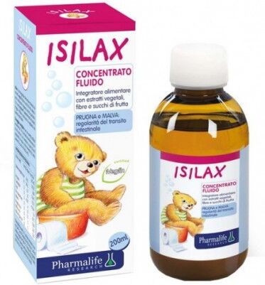 PHARMALIFE RESEARCH Srl Isilax Bimbi 200 ml - Supplemento Nutrizionale con Estratti Vegetali, Fibre e Succhi di Frutta