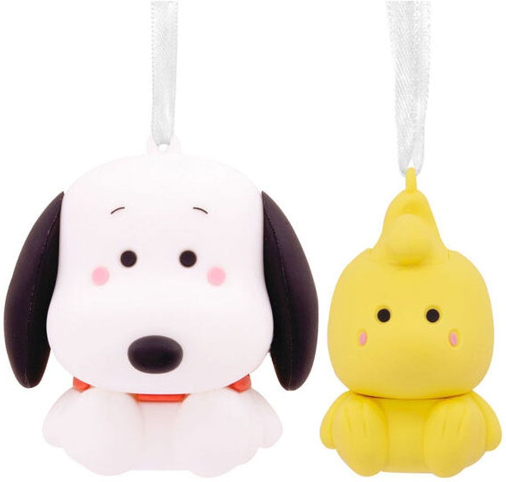 Hallmark Set 2 figuras 8 cm Snoopy &amp; Emilio .