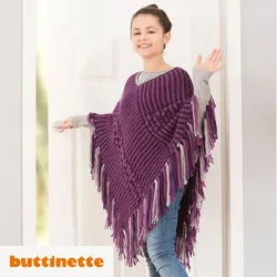 Strickanleitung – Poncho aus Woll Butt Heidi