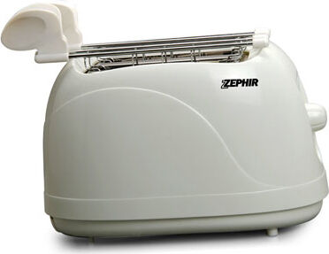 zephir Zhc475 Tostapane 2 Fette Potenza 500 Watt 5 Livelli Di Cottura Con Timer E Cassetto Fondo Raccoglibriciole Colore Bianco - Zhc475