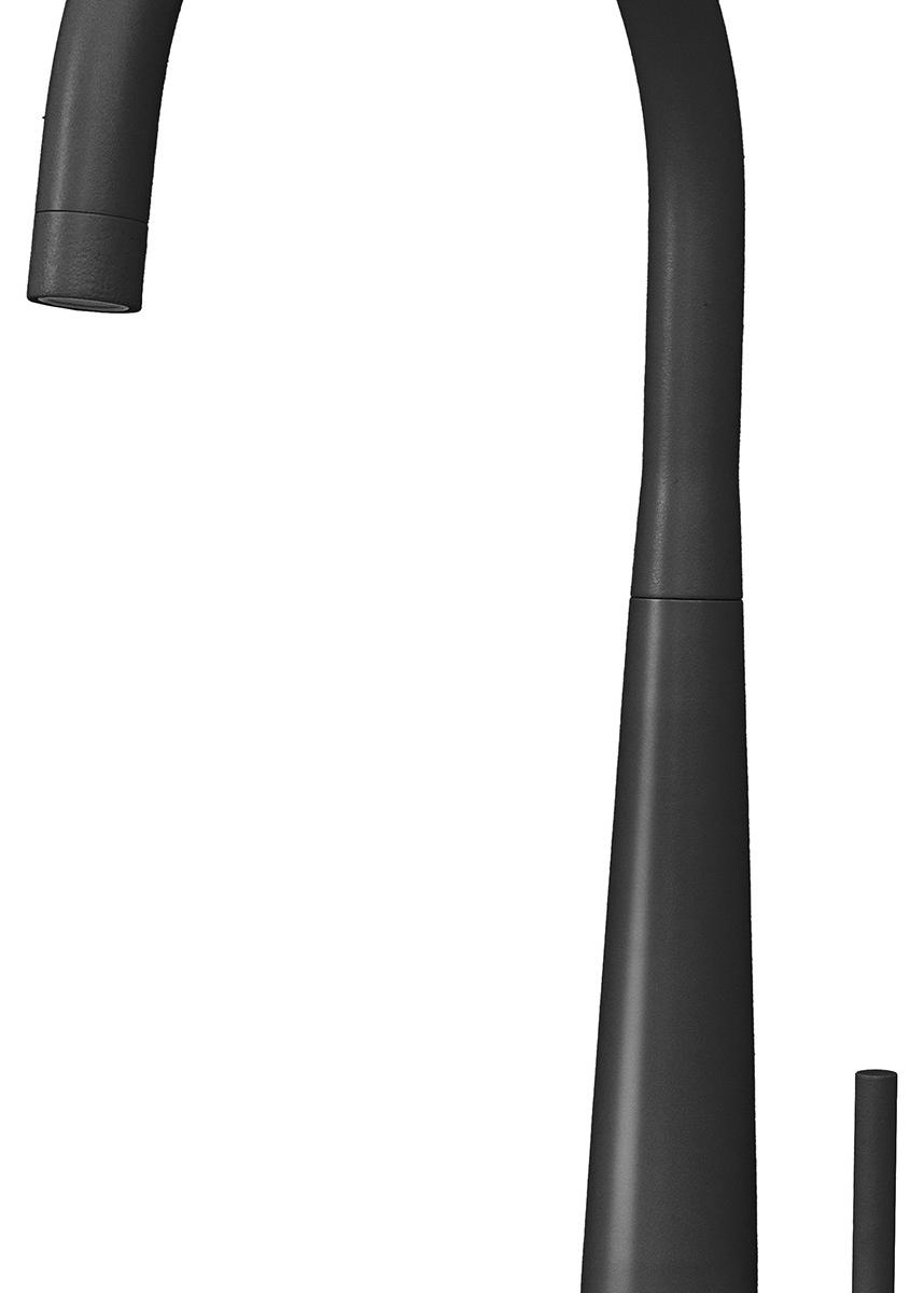 TELMA NEWMIX80, Standard, Schwarz, Hebelgriffe, Einzelbild, Matt Black, Keramisches Scheibenventil