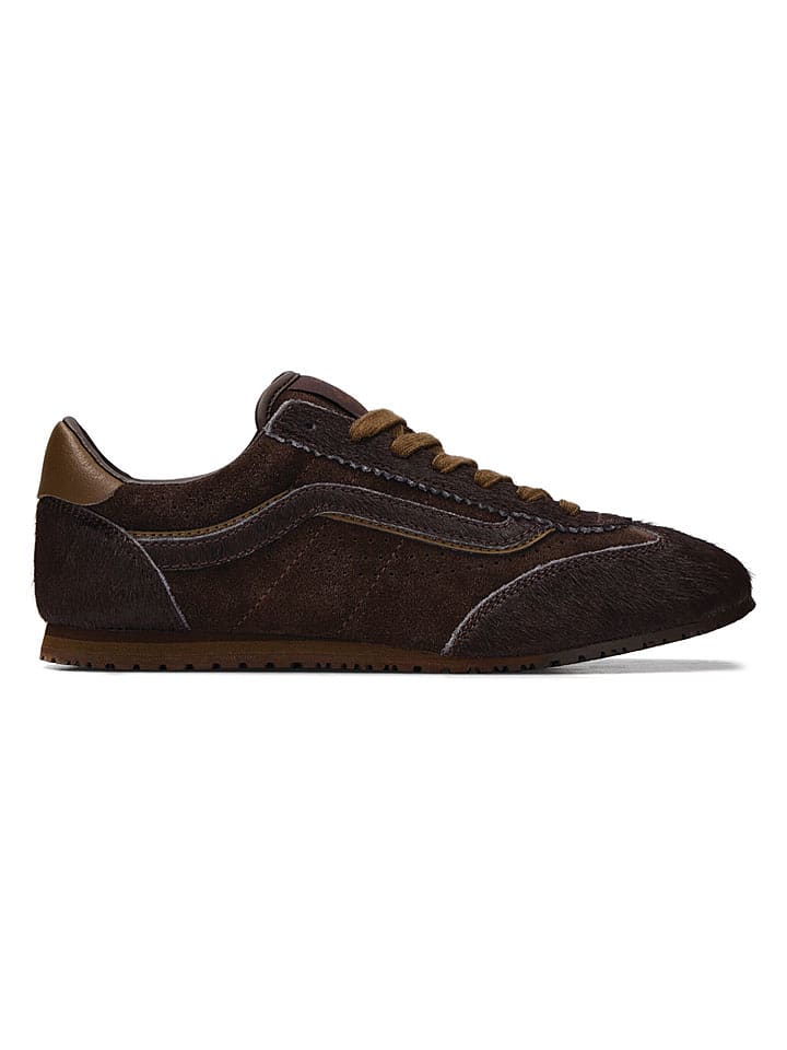 Vans Leder-Sneakers "Super Lowpro" in Braun - 38