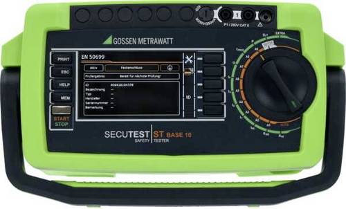 Gossen Metrawatt SECUTEST LEMONGREEN Gerätetester-Set kalibriert (DAkkS-akkreditiertes Labor) VDE-Norm 0701-0702, 0544, 0751