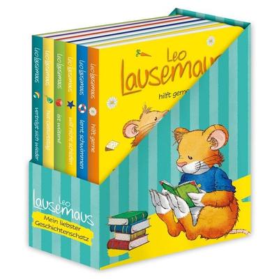 Leo Lausemaus - Mein liebster Geschichtenschatz (Jubiläums-Schuber), Gebundene Ausgabe von , Lingen, 978-3-96347-381-4