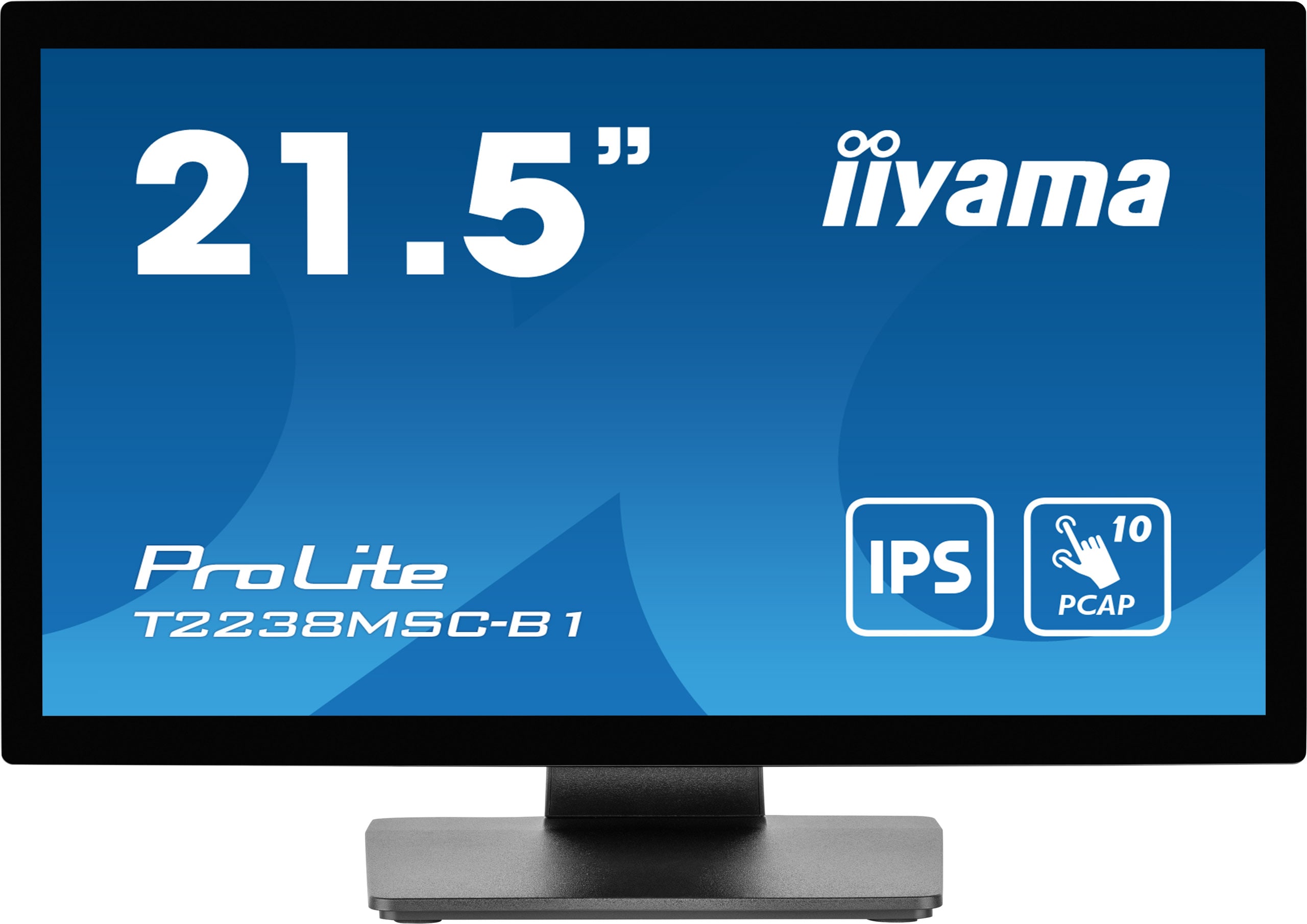 iiyama ProLite T2238MSC-B1 21.5 Zoll Full HD IPS LED 16:9 Multi Touch Monitor