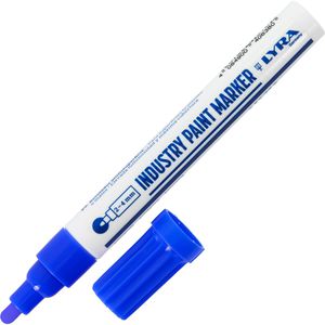Lyra Industriemarker 4040, blau, Strichbreite 2 - 4 mm, wasserfest