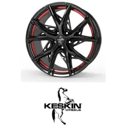 Keskin-Tuning KT24C 8,5x19 5/114.3 ET35 BLACK PAINTED RED INSIDE