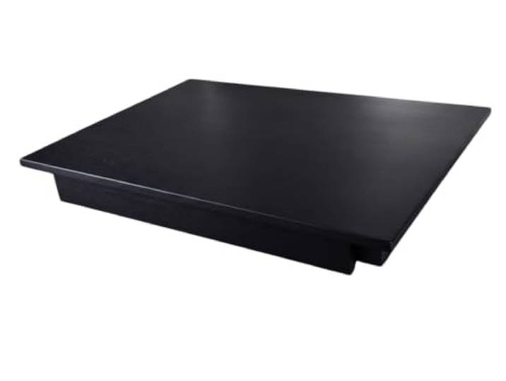 Metdrew Tisch Ersatzteil, Tischplatte mit Rahmen 100x60 cm, Schwarz Ersatzteil, Tischplatte & Rahmen, Schwarze Oberfläche, Passgenau für METDREW, Stabiler Rahmen