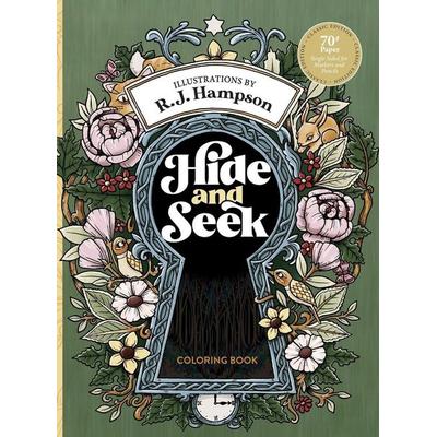 Hide And Seek Coloring Book, Gebundene Ausgabe von R. J. Hampson, Hop Skip Jump, 978-1-922472-39-7