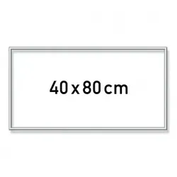 Alurahmen Silber 40 x 80 cm – Malen nach Zahlen Zubehör