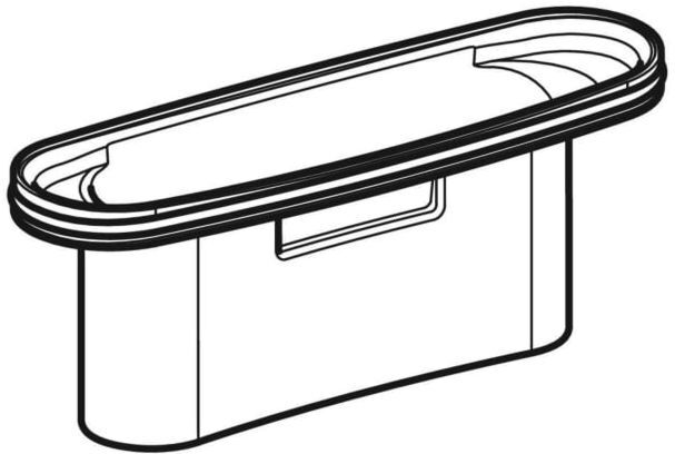 Tauchrohr 242370001 zu Geberit Duschelement