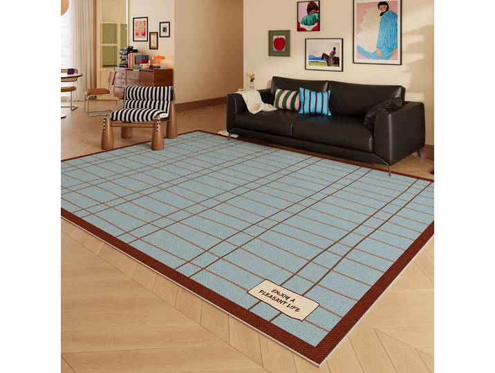 VIKAMA Dopamine rétro tapis grande surface salon canapé Table basse tapis Durable chambre armoire chambre tapis décoration de la maison