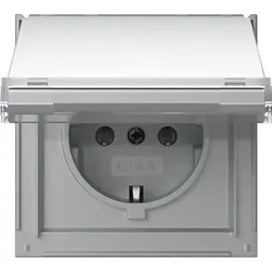 Gira Steckdose KD TX-44 Alu 441065