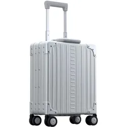Aleon Vertical Underseat Businesstrolley Carry-On, Koffer, Silber