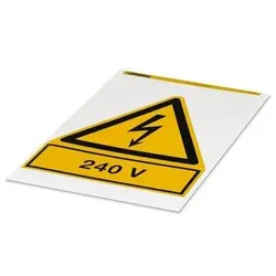 Phoenix Contact 0830450 Warnschild PML-W205 (200X200) PMLW205200X200  - 5 Stück