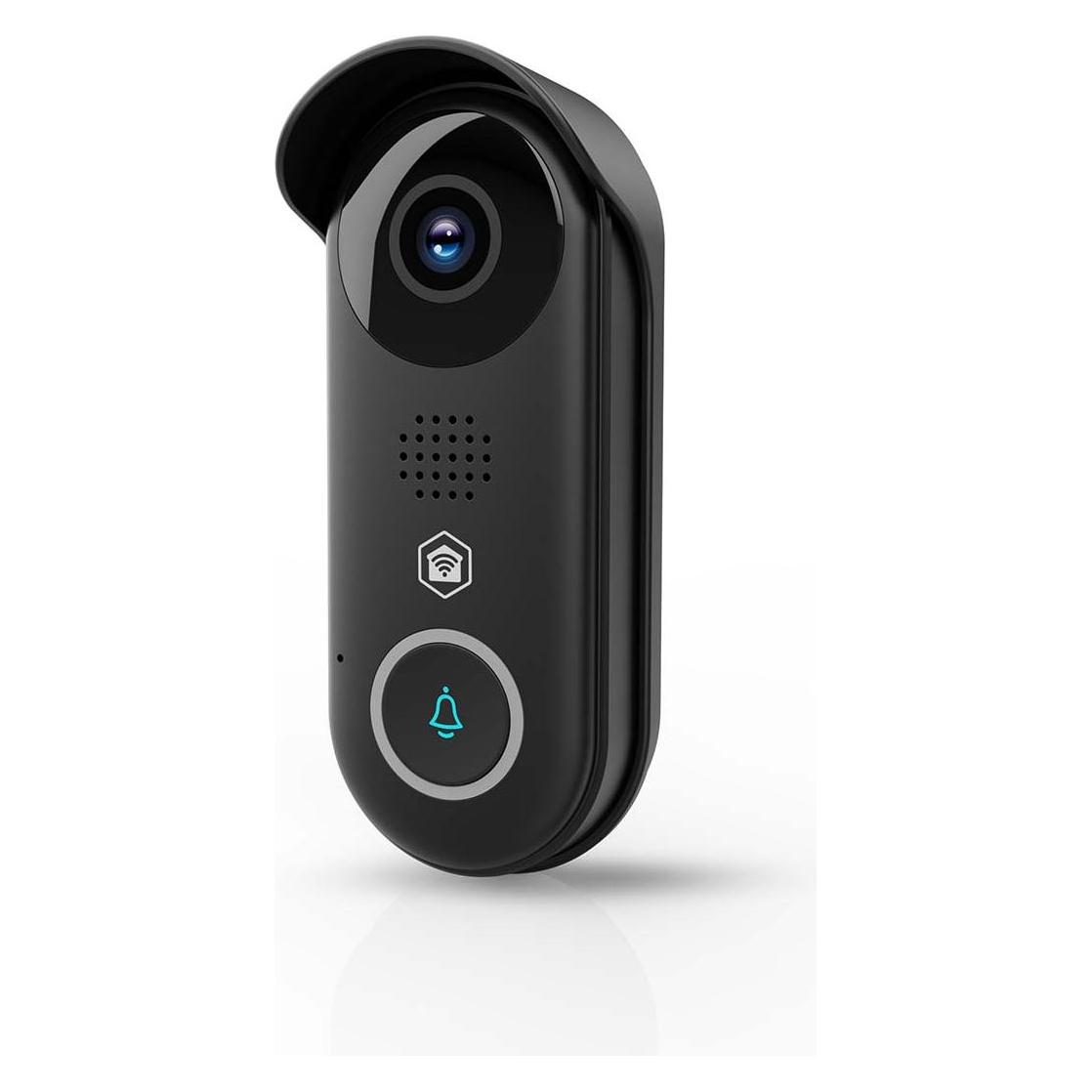 Nedis SmartLife Video-Türsprechanlage | Trafo | Full HD 1080p | Cloud Storage (optional) / microSD ( (WLAN) (WIFICDP11BK)