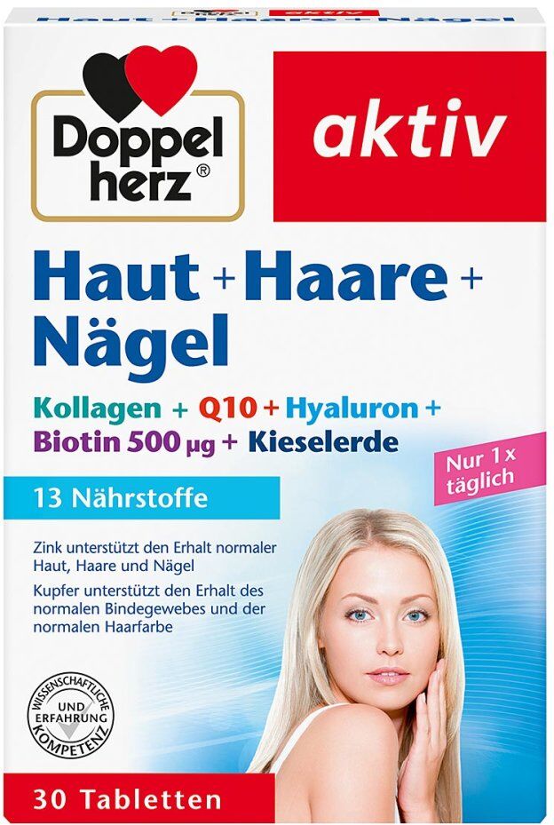 Doppelherz Haut + Haare + Nägel Tabletten 30stk