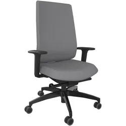 Dauphin Drehstuhl Indeed operator Stoff Grau