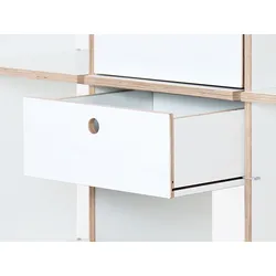 Nils Holger Moormann Schubbox H 13,6 cm, Designer Nils Holger Moormann, 33x13.6x29.4 cm