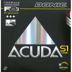 Donic Belag Acuda S1 Turbo schwarz 2,0 - schwarz 2,0