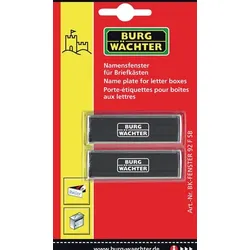 BURG-WÄCHTER Ersatz-Namensfenster alle Briefk. - BK 92 F SB