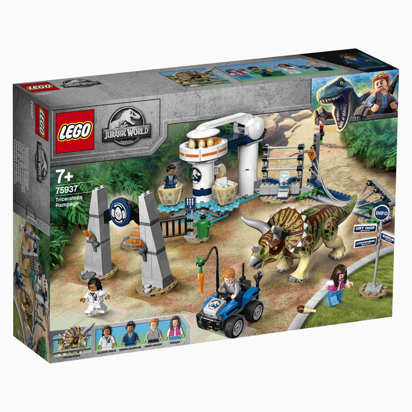 LEGO 75937 Jurassic World Triceratops Chaos