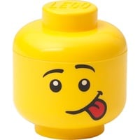 LEGO Storage Head "Silly", mini, Aufbewahrungsbox gelb